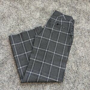 The Perfect Pant, Wide Leg in Classic Plaid Jacquard